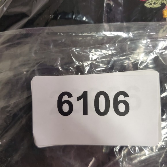 Forever 21 Womens Embroidered Fairy Grunge Babydoll‎ Tank Size XL Black Preppy - Picture 10 of 10